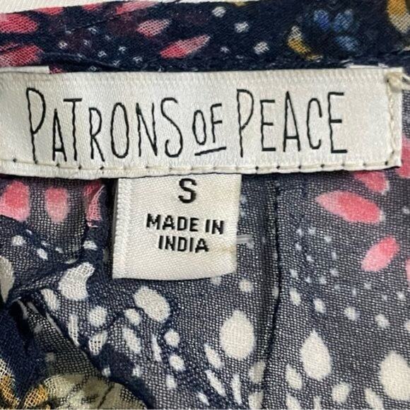 Patrons of Peace Floral and Paisley Sleeveless Small - Picture 5 of 8